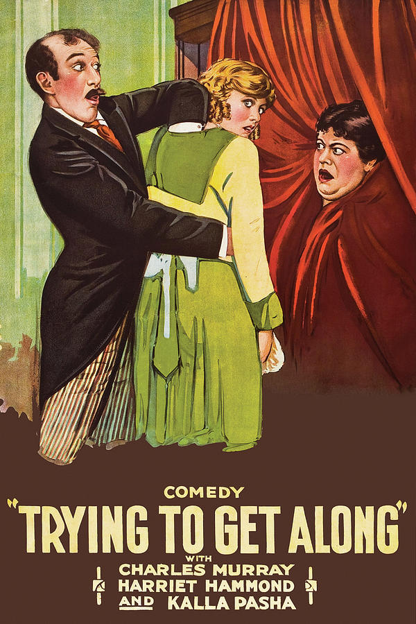 Trying to get along Drawing by Vintage Movie Posters - Fine Art America