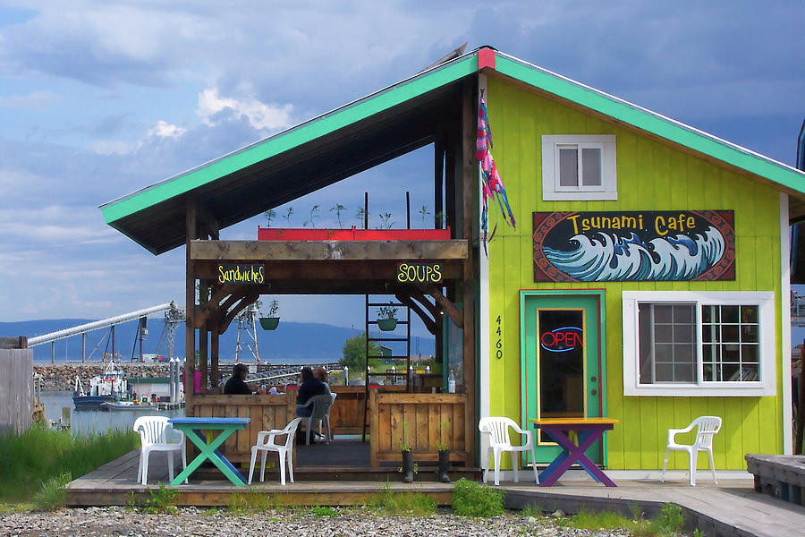 Tsunami Cafe, Homer, Alaska Photograph by Jerry Griffin