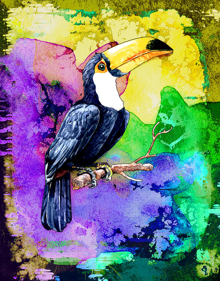 Tucan Madness Painting