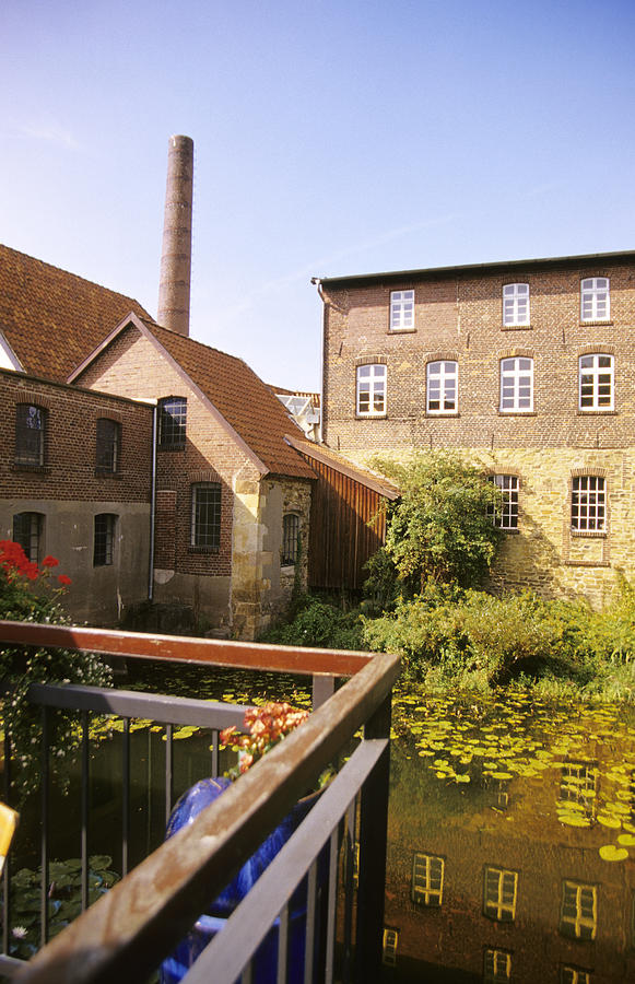 Tuchmacher museum in former cloth factory, Bramsche, Osnabr?cker country, Germany Photograph by Mel Stuart