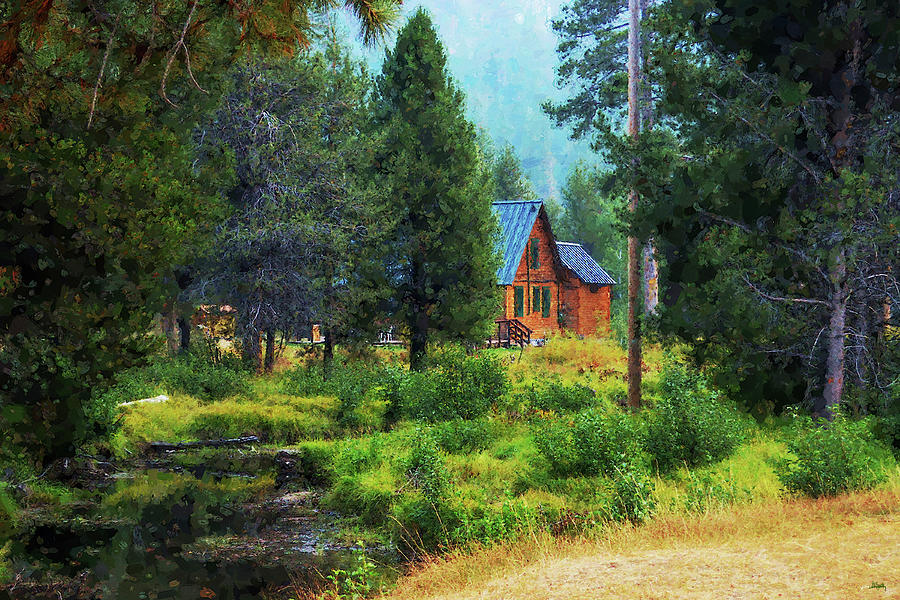Tucked Away Cabin - Lake Tahoe Photograph by Glenn McCarthy Art and Photography