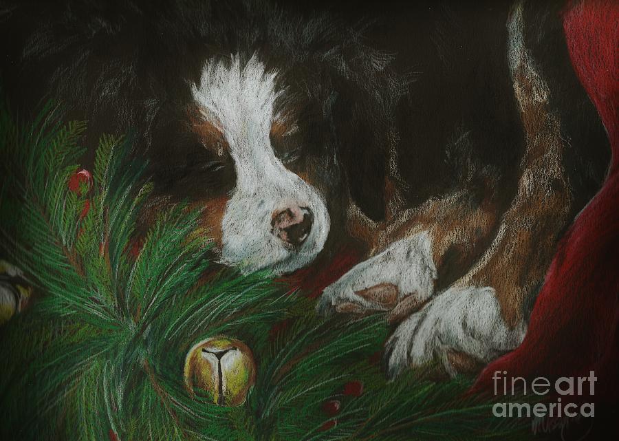 Tuckered out for the holidays  Drawing by Meagan  Visser
