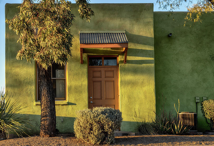 Tucson Arizona Barrio Neighborhood Adobe Building Photograph by Dave Dilli