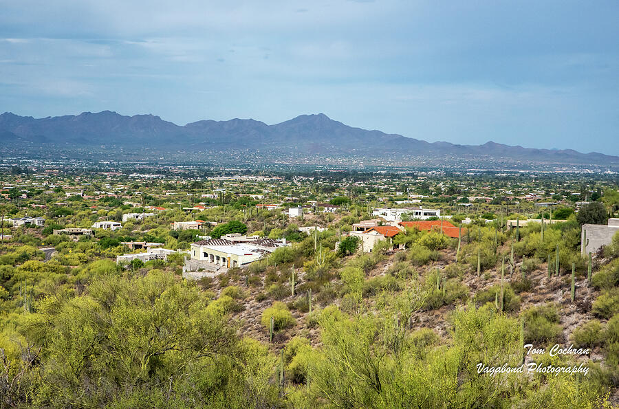 Tucson from the Catalina Foothills Photograph by Tom Cochran - Fine Art ...