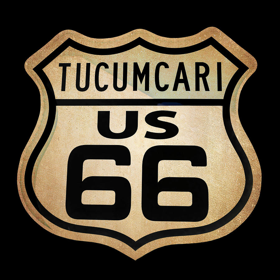 Tucumcari Route 66 Sign Digital Art by Susan Rissi Tregoning