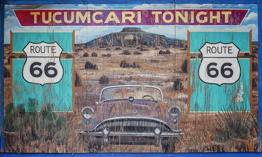 Tucumcari Tonight Mural Photograph