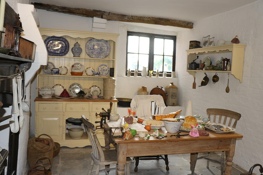 Tudor House Victorian Kitchen Photograph by Sandra Kent | Fine Art America