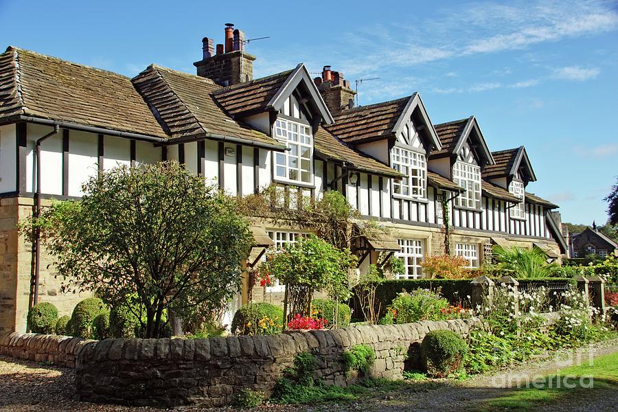 Tudor Style Houses, Whalley, England. Photograph
