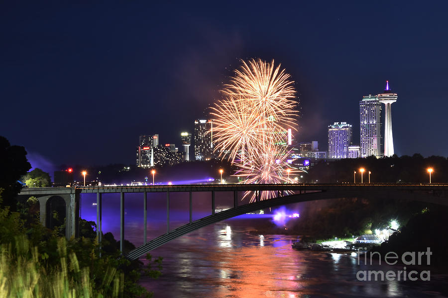 Tuesday Fireworks At The Falls June 21, 2022 Photograph by Sheila Lee