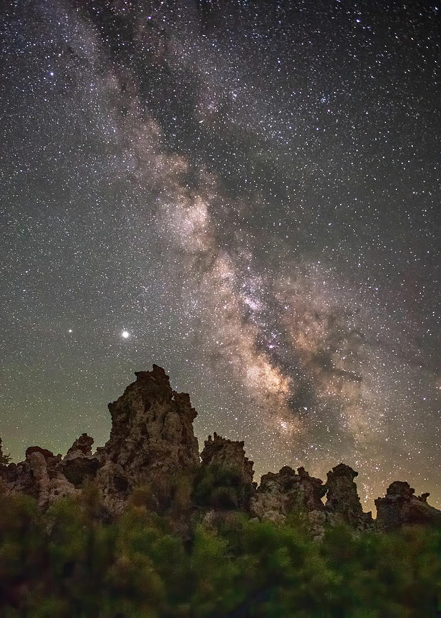 Tufa Milky Way 1 Photograph by Laura Macky