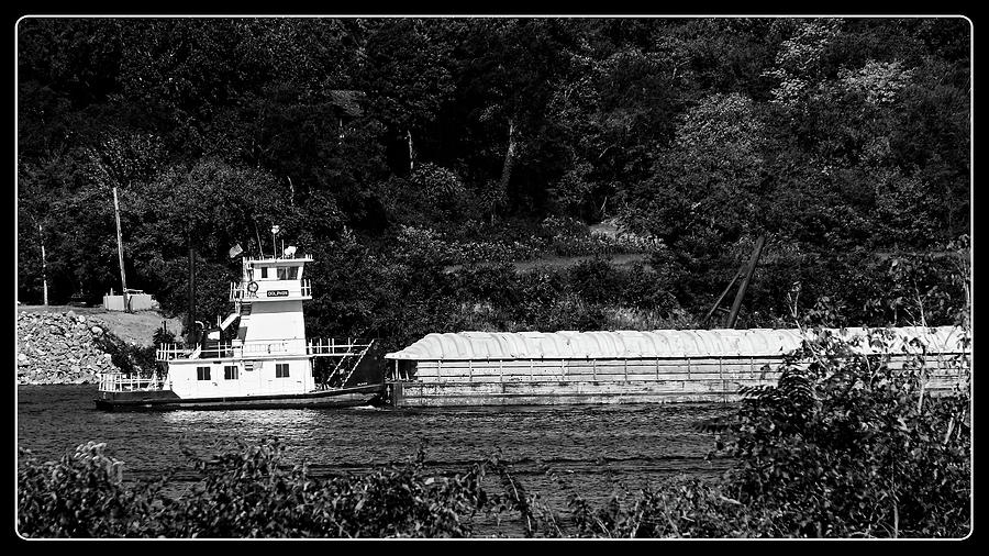 Tug Boat at Work Photograph by George Taylor