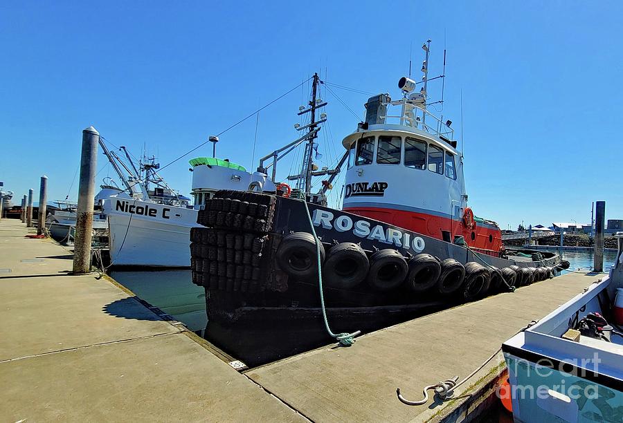 Tug Boat Rosario Photograph by Norma Appleton