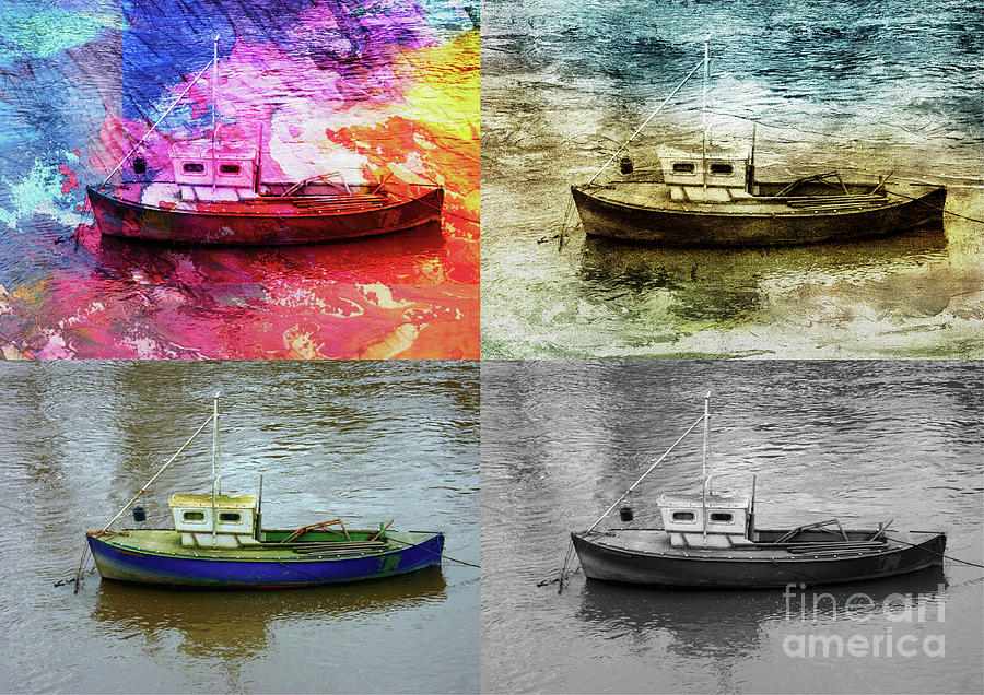 Tugboat-collage Photograph by Pics By Tony
