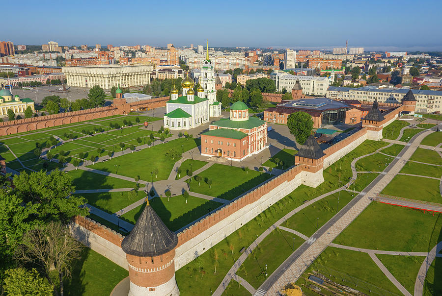 Tula Kremlin and Epiphany Cathedral Photograph by Mikhail Kokhanchikov