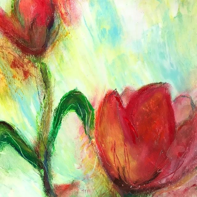 Tulip Mixed Media - Tulip by Adonna Ebrahimi