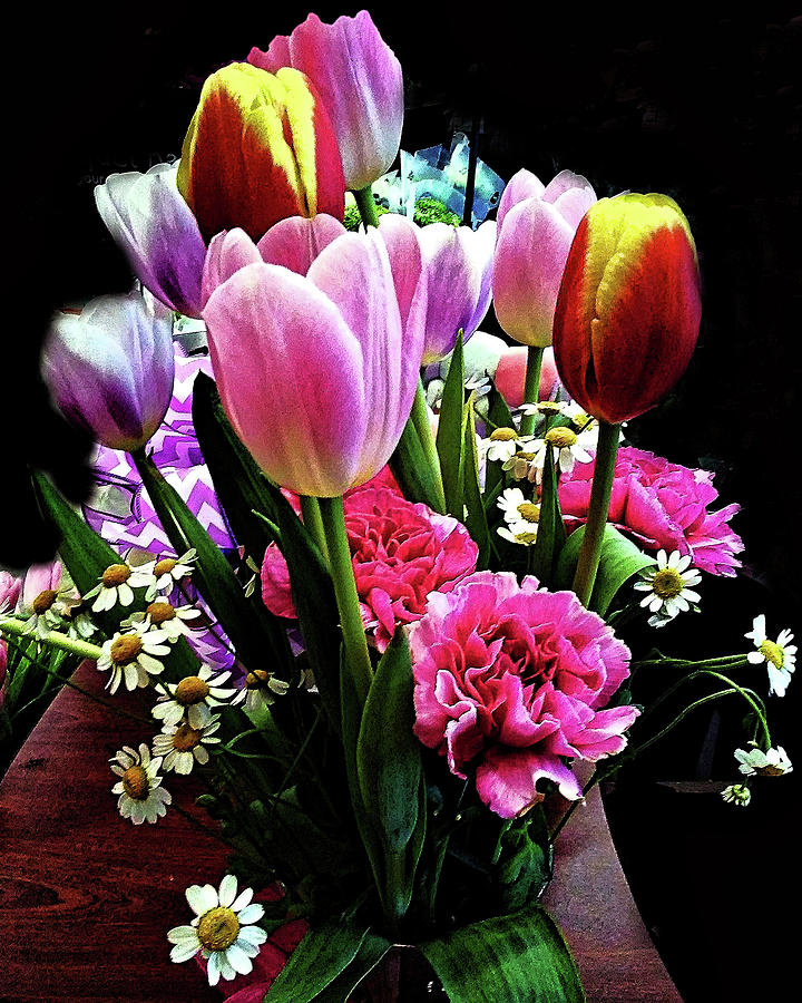 Tulip Bouquet Photograph by Andrew Lawrence