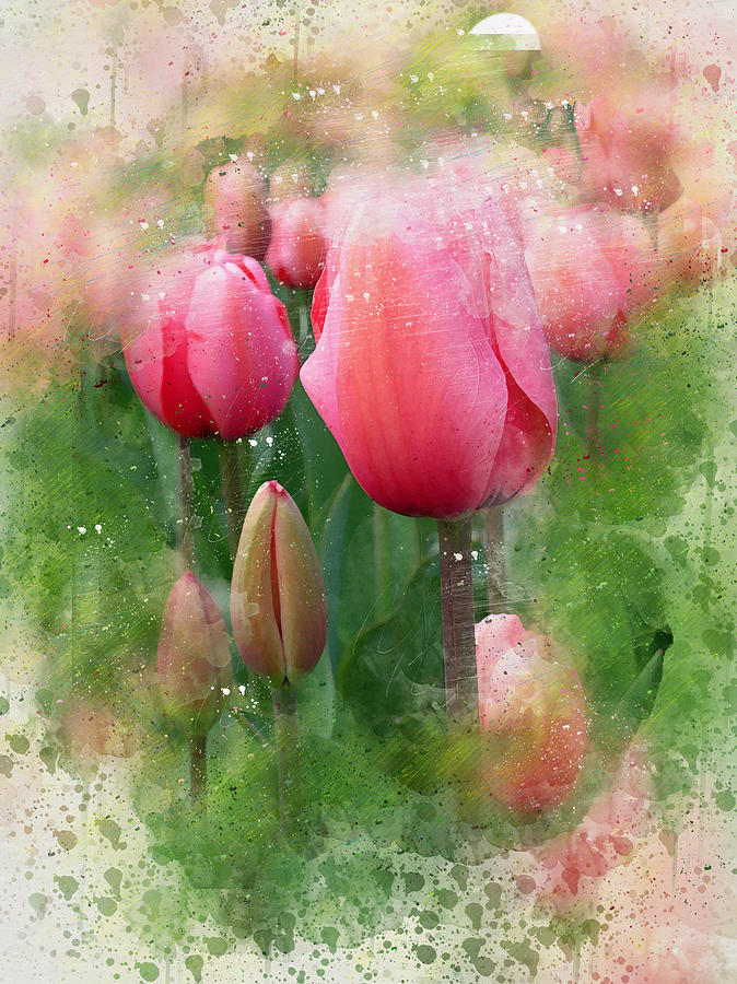 Tulip Digital Art Digital Art By Guruh Tri Fine Art America