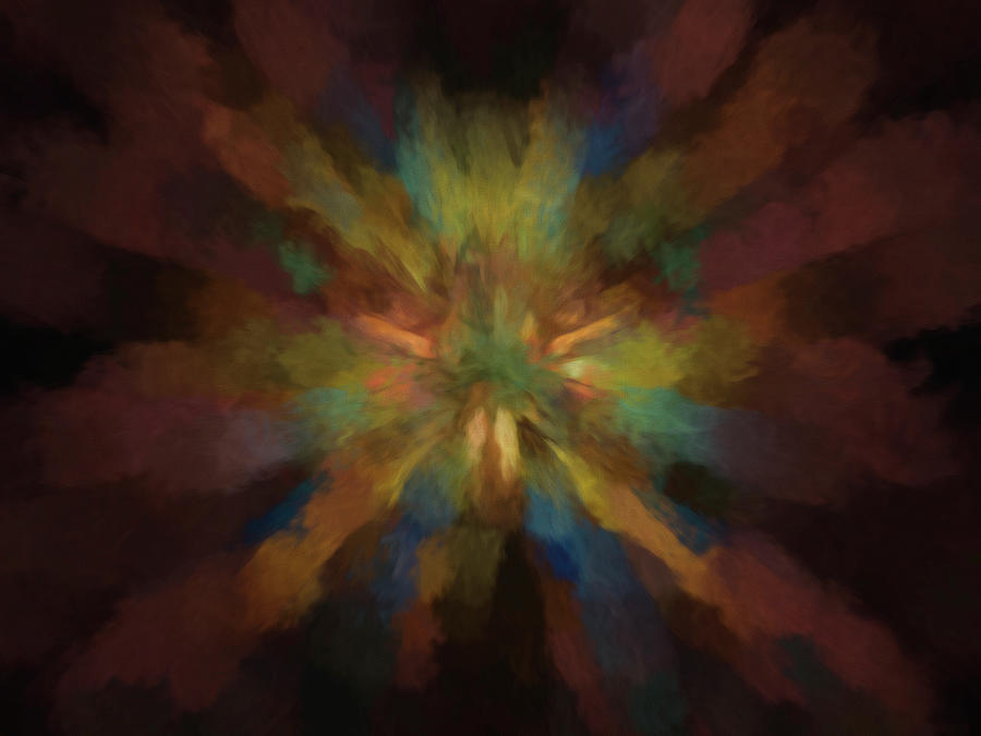 Tulip Explosion Abstract 2 Digital Art