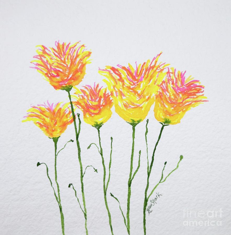 #637 Tulip Family #637 Painting by Barrie Stark