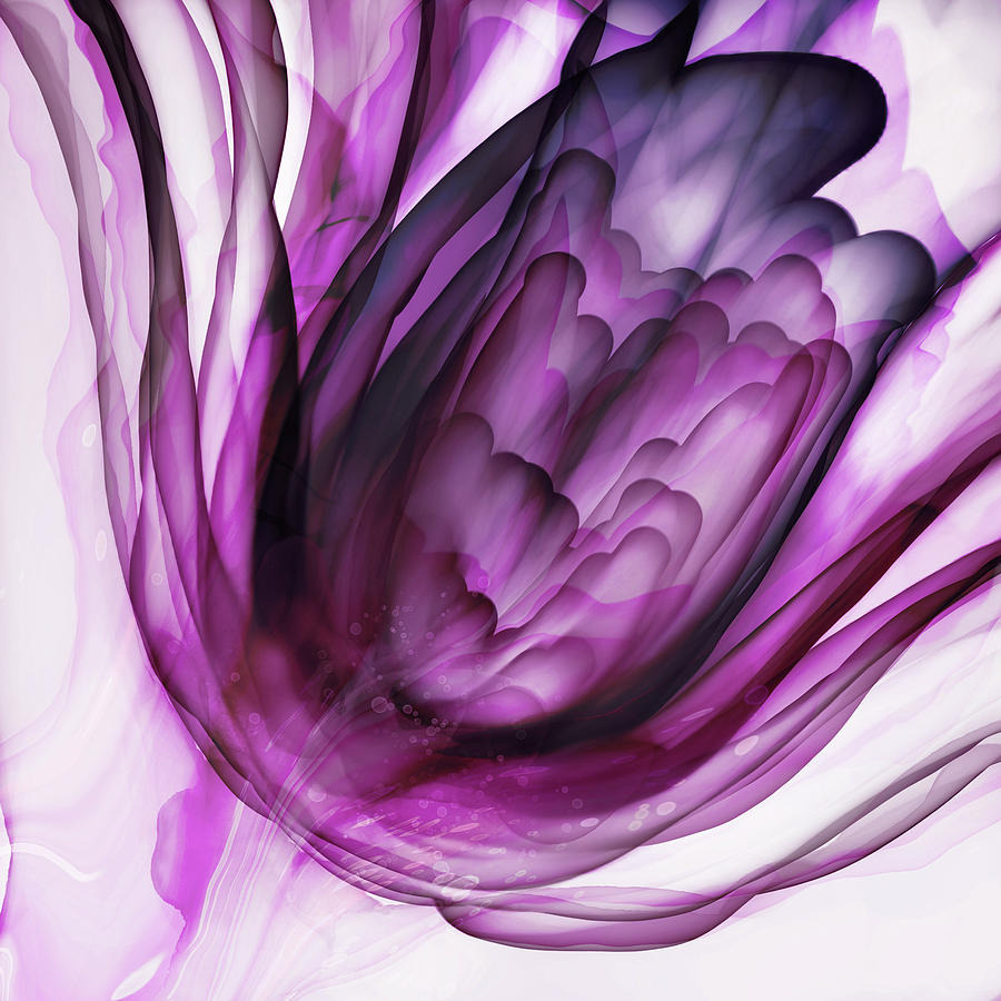 Tulip Fantasy Flower Digital Art by Peggy Collins