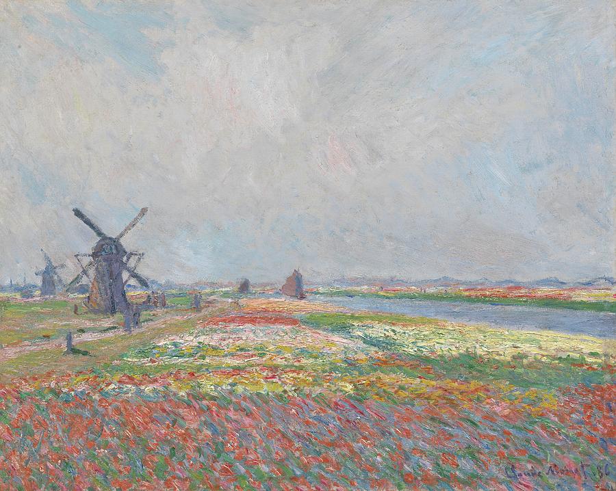 Tulip Fields near The Hague, 1886 Painting by Claude Monet - Fine Art ...