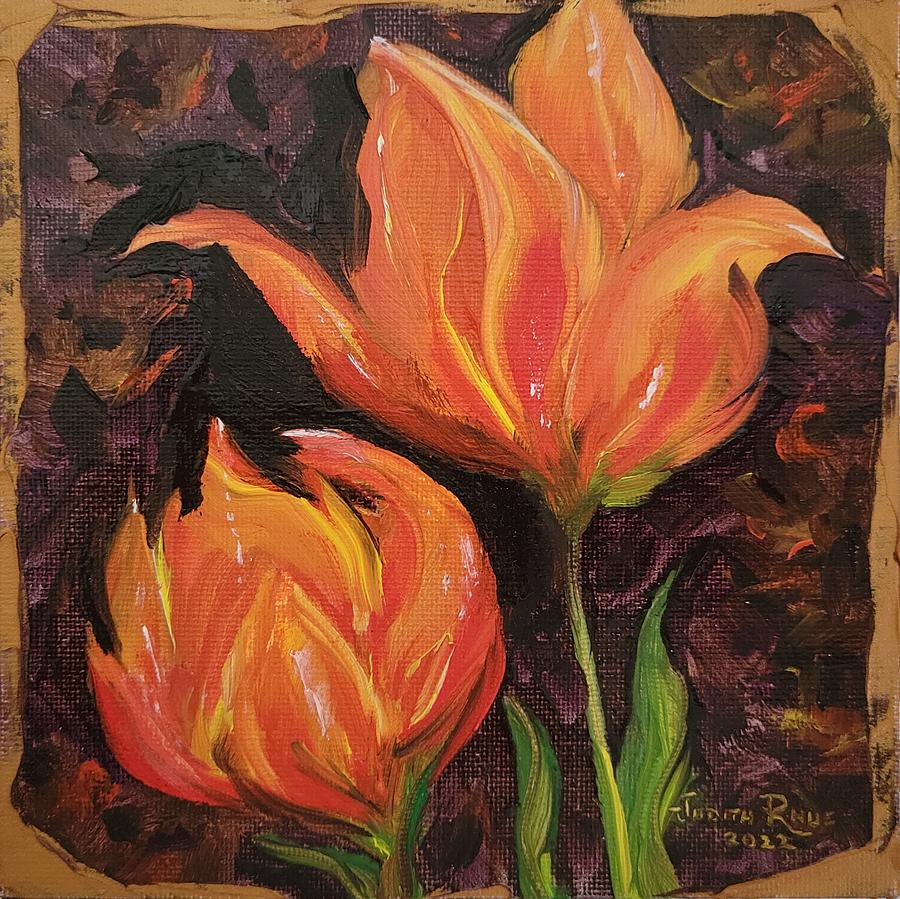 Tulip Gratitude Painting by Judith Rhue