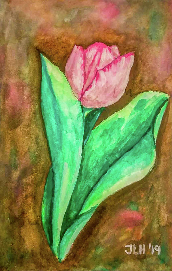 Tulip Painting by Jean Haynes