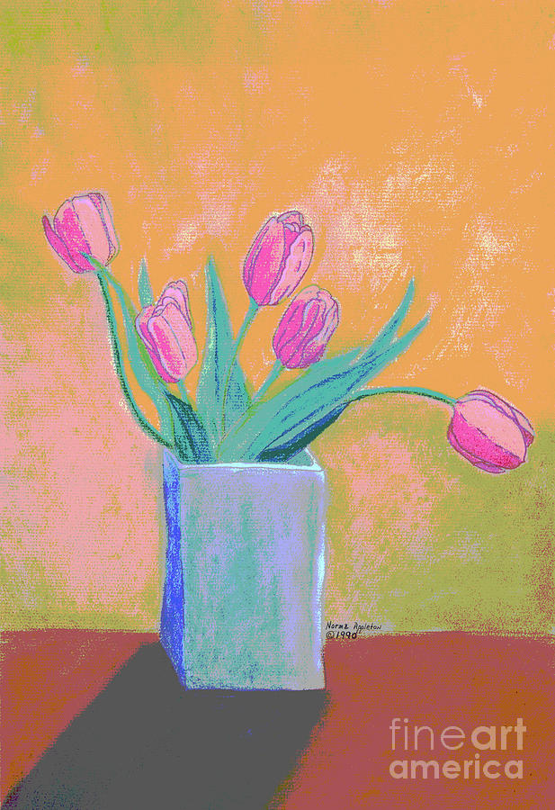 Tulip Joy Painting by Norma Appleton