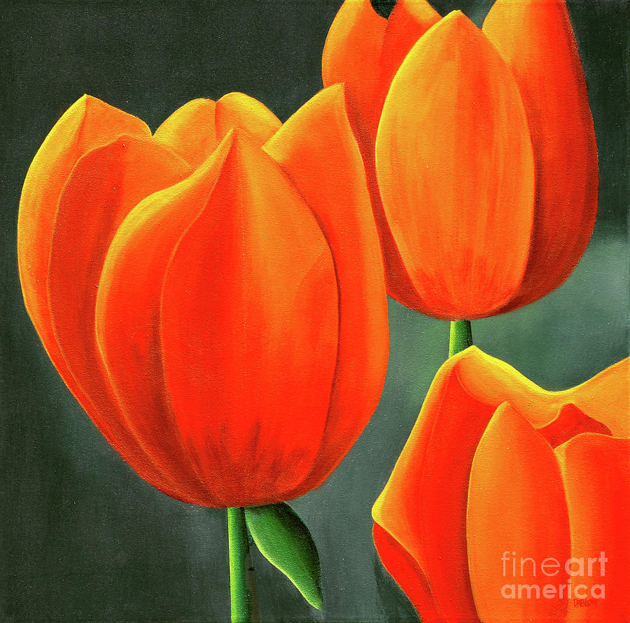 Tulip Joy Painting by Patrick Dablow