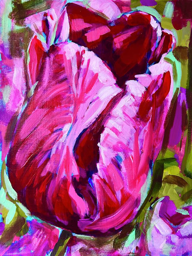 Tulip Painting by Kelly Smith