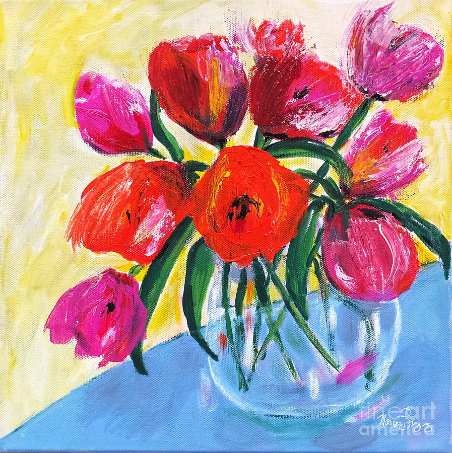 Tulip Painting - Tulip Love by Marcia Breznay
