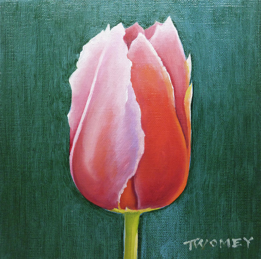 Tulip Portrait 2.0 Painting by Catherine Twomey
