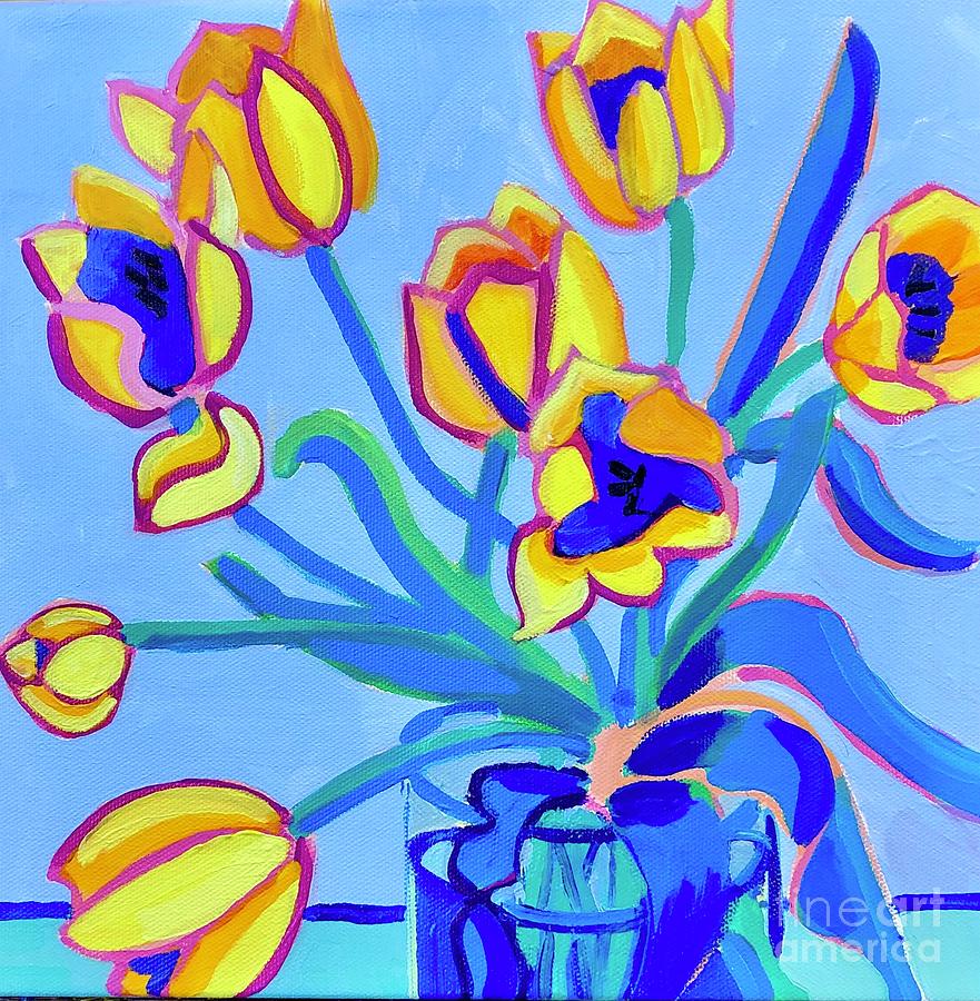 Tulip Truism Painting by Debra Bretton Robinson