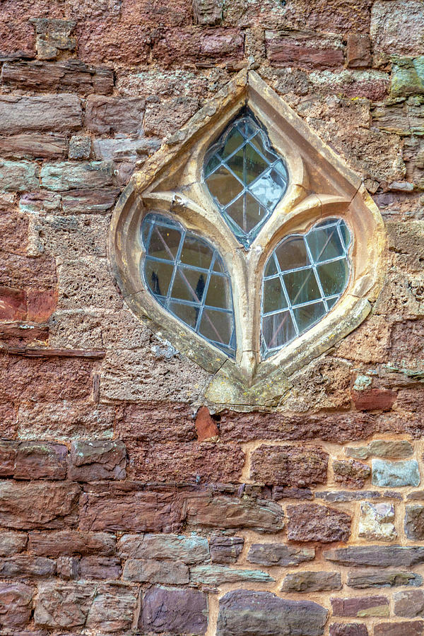 Tulip Window in a Medieval Castle Photograph by W Chris Fooshee