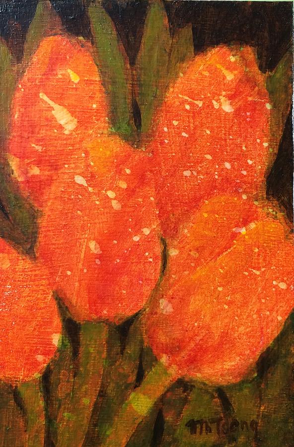 Tulips #2 Painting by Milly Tseng