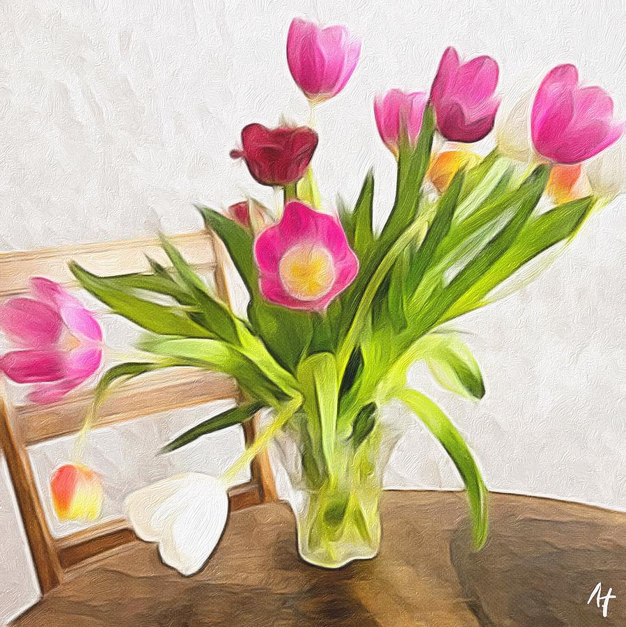 Tulips Painting by AList Art Gallery Tulips Painting by AList Art Gallery