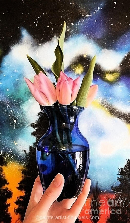 Tulips for my Jager Painting by PainterArtist FIN