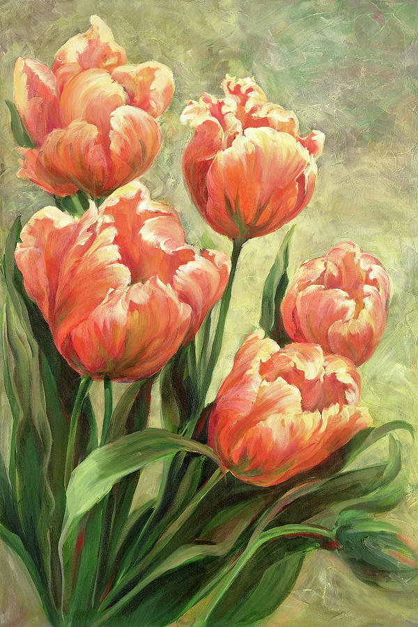 Tulip Painting - Tulips by Laurie Snow Hein