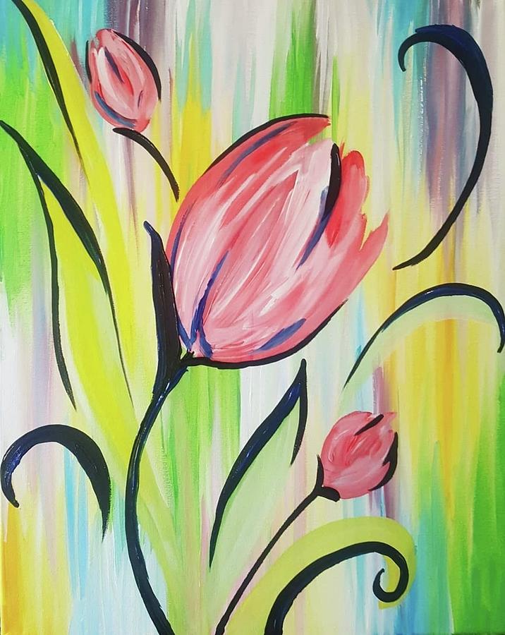 Spring Has Sprung Painting by Leah Penland | Fine Art America