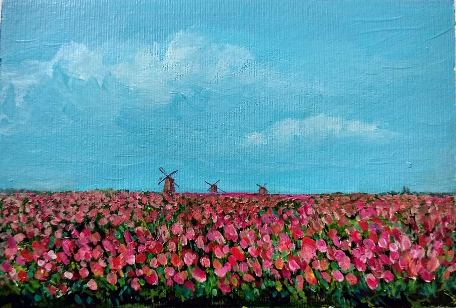 Tulips Of Holland Painting