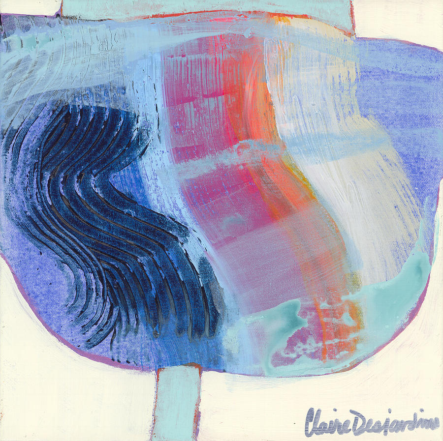 Abstract Painting - Tulips Tulip by Claire Desjardins Abstract Painting - Tulips Tulip by Claire Desjardins