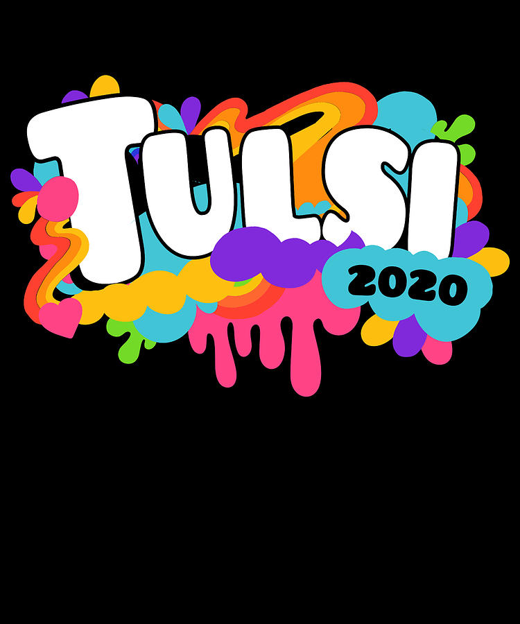 Tulsi Gabbard For President 2020 Retro Digital Art by Flippin Sweet Gear