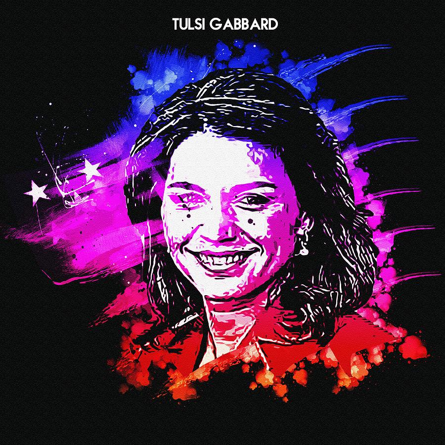 Tulsi Gabbard Digital Art by Walter Florine - Fine Art America