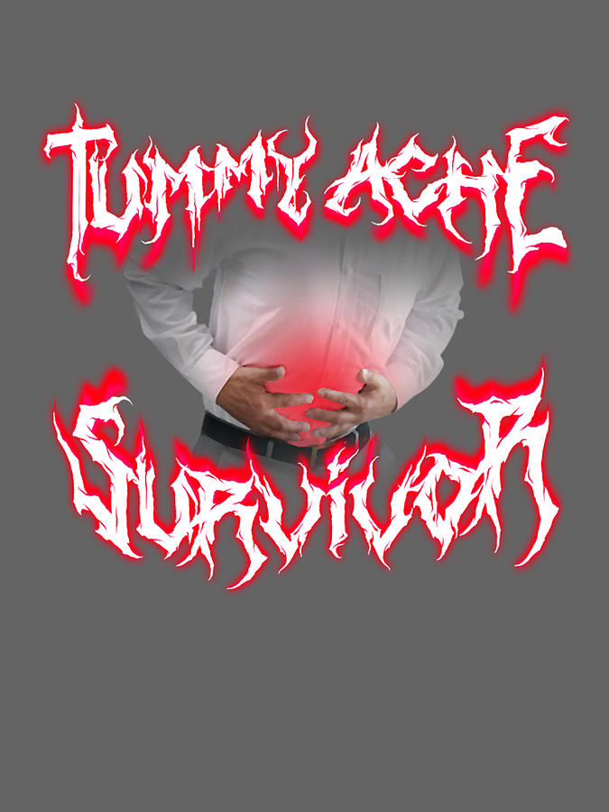 Car Digital Art - Tummy Ache Survivor Metal by Elke Hepner