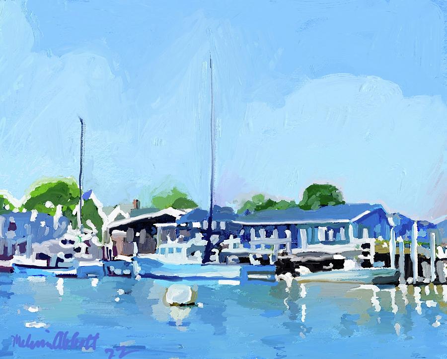 Tuna Boats at the Madfish Dock Painting by Melissa Abbott