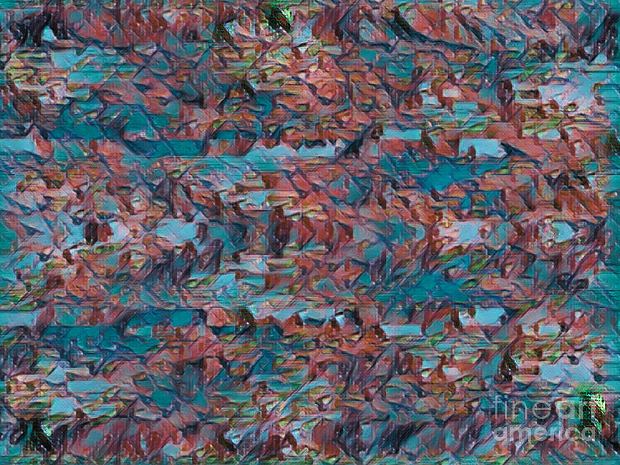 Tundra Abstract Digital Art by Cindys Creative Corner