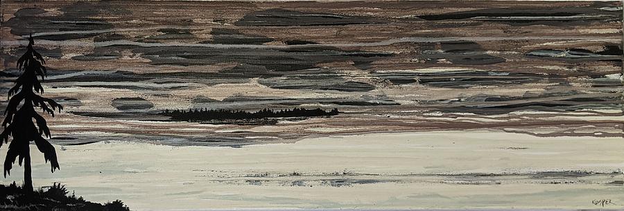 Tundra Shiver Painting by Sarah Kasper Tundra Shiver Painting by Sarah Kasper