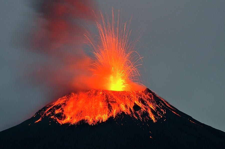 Tungurahua volcano, ecuador Photograph by Robert Gibson - Fine Art America