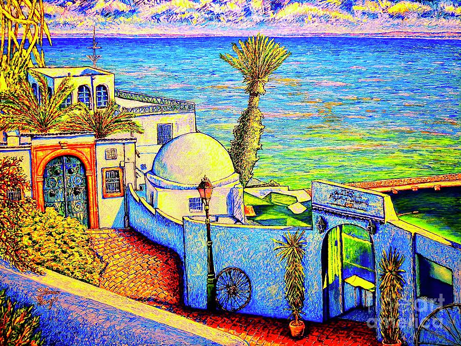 Tunisia Painting by Viktor Lazarev