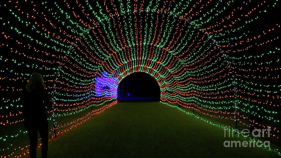 Tunnel of Lights Photograph by Chris Tarpening